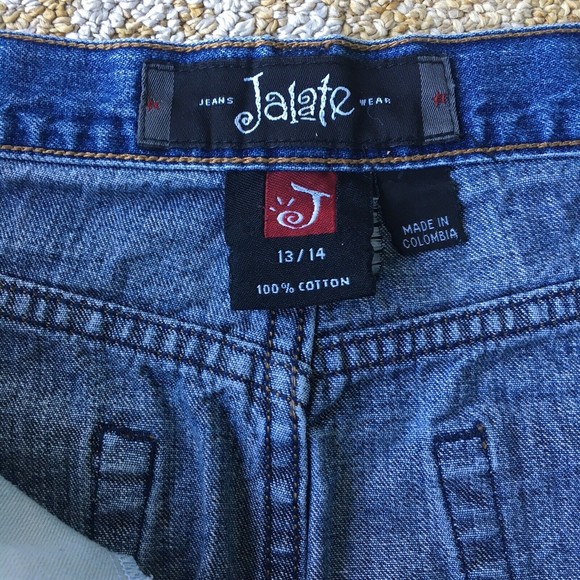 Y2K Jolete Denim Mini Skirt Women's 13/14 Medium Wash 100% Cotton VTG - Picture 5 of 10